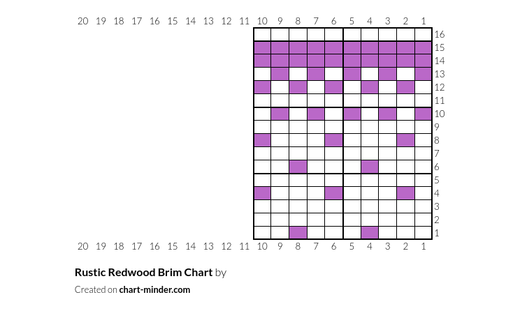 Rustic Redwood Brim Chart
