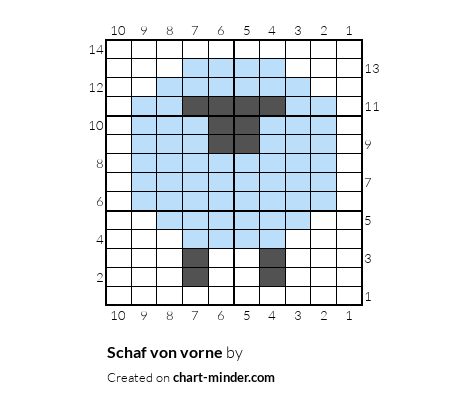 Schaf von vorne