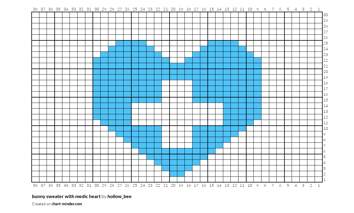 bunny sweater with medic heart