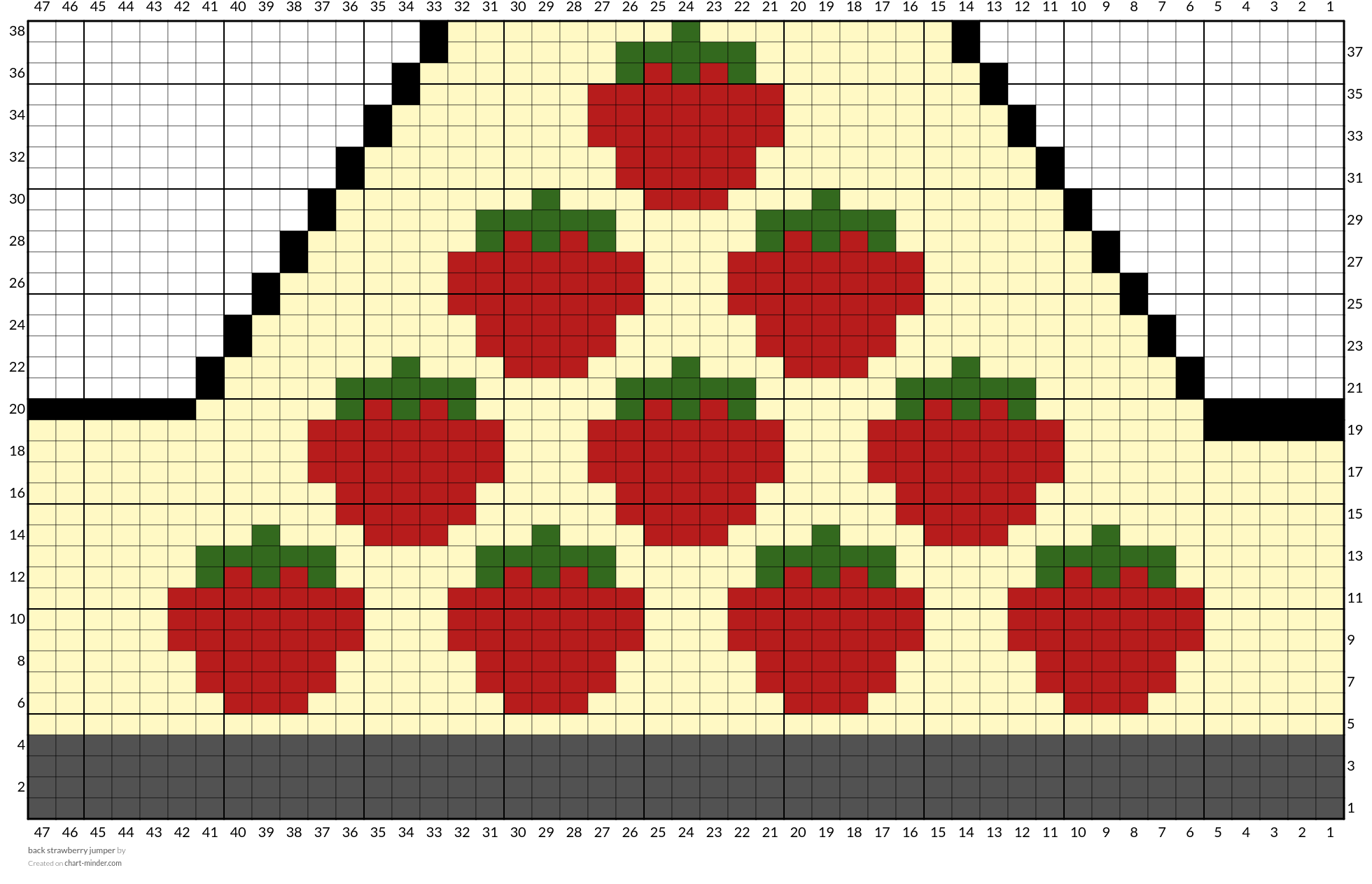 back strawberry jumper