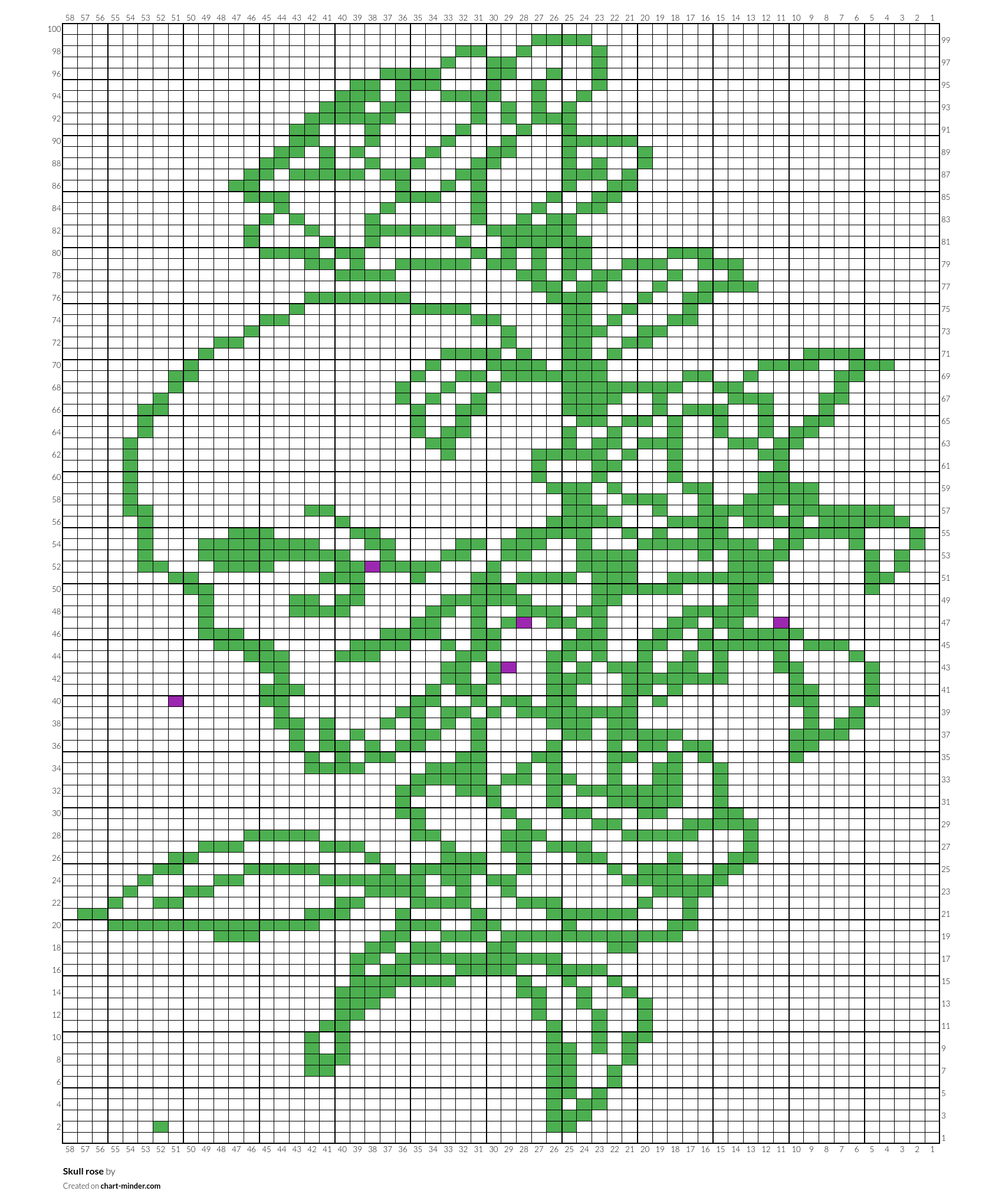 Skull rose