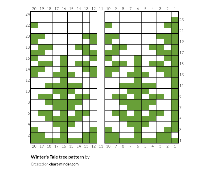 Winter's Tale tree pattern