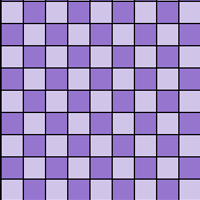 Checker granny square blanket