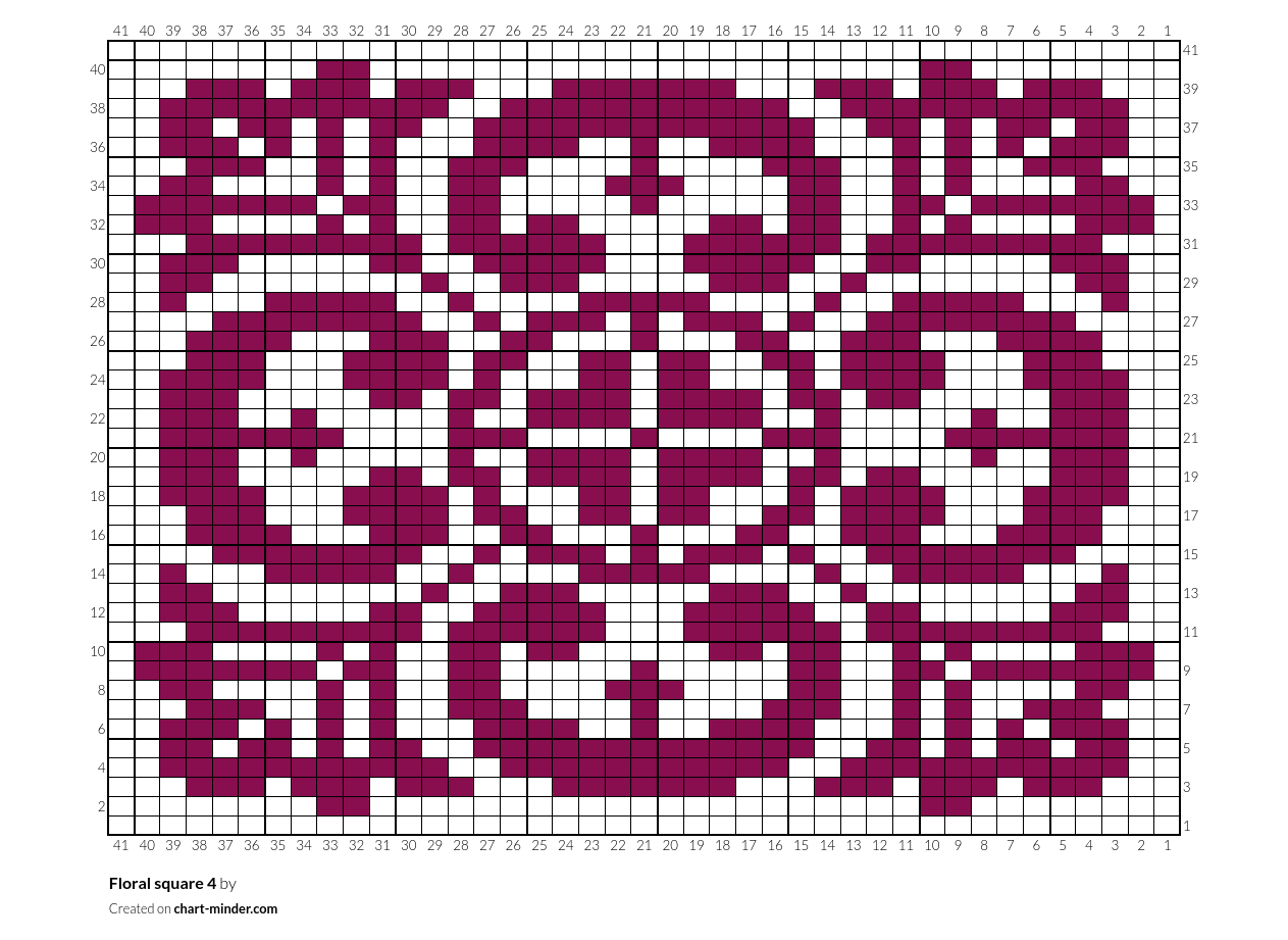 Floral square 4