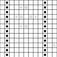 Tulip Lace w/Rib  Size XS Leg