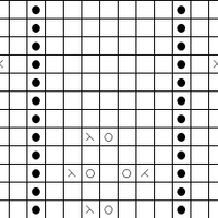 Tulip Lace w/Rib Leg Size L (88 sts)