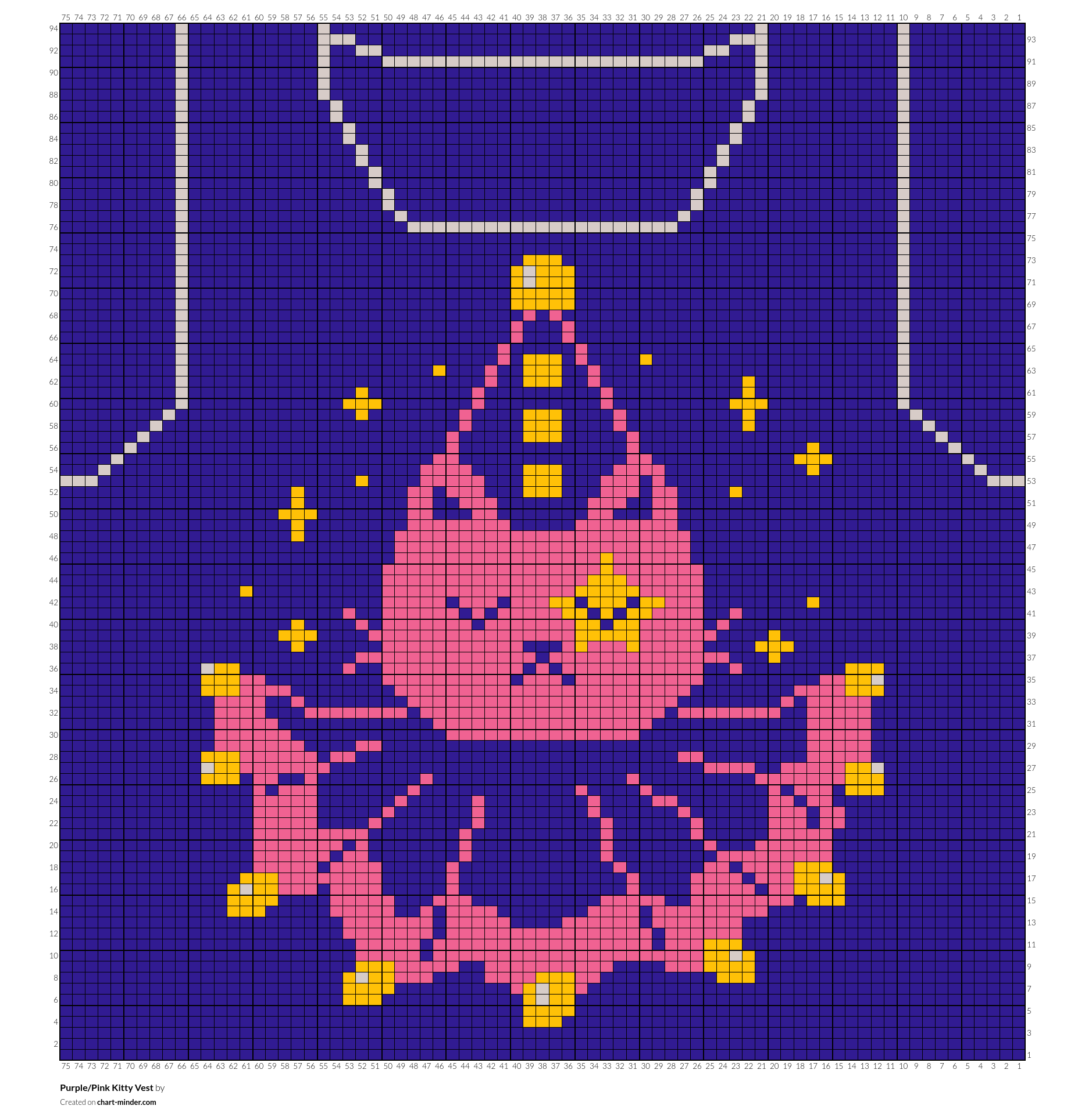 Purple/Pink Kitty Vest