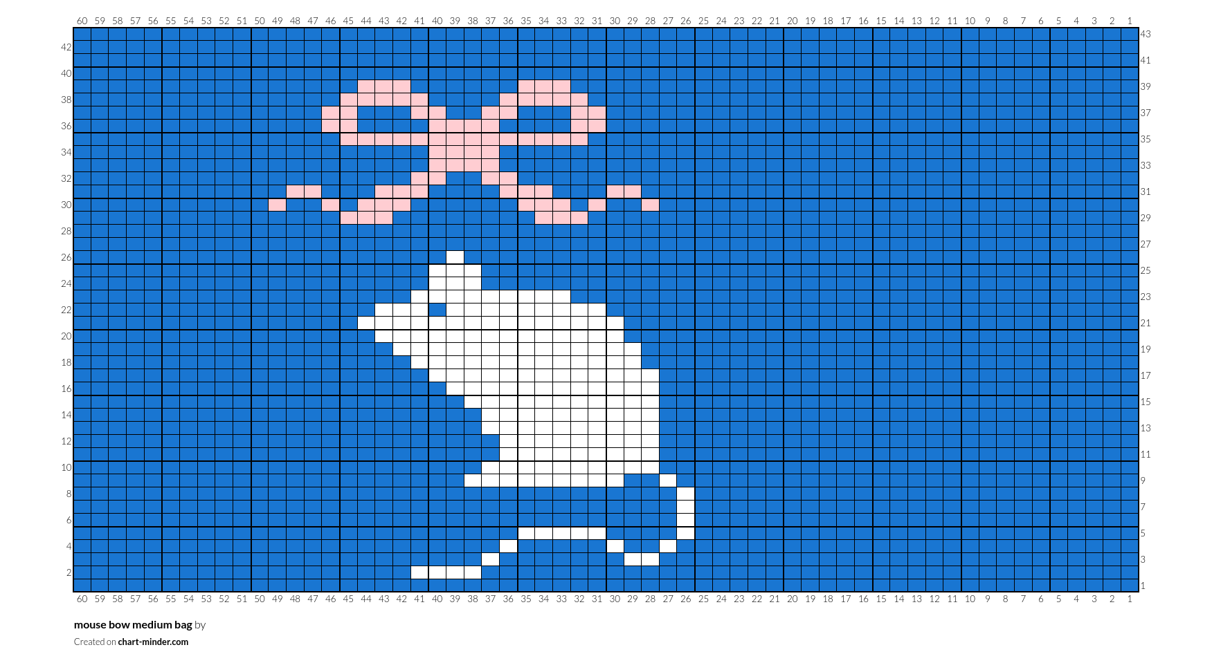 mouse bow medium bag