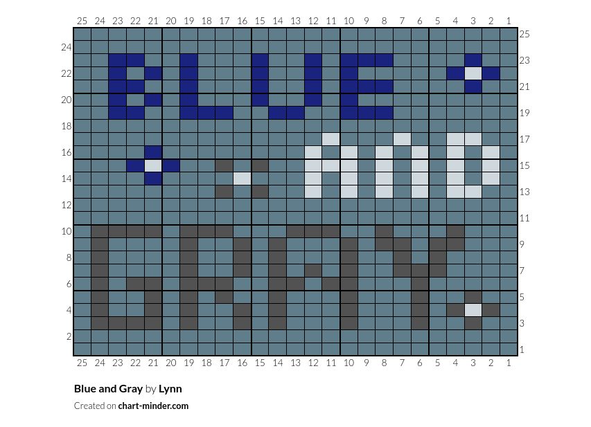 Blue and Gray