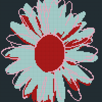 Gerbera Sketch Pattern
