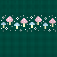Copy of Copy of Magical Mushroom Repeat TOE UP