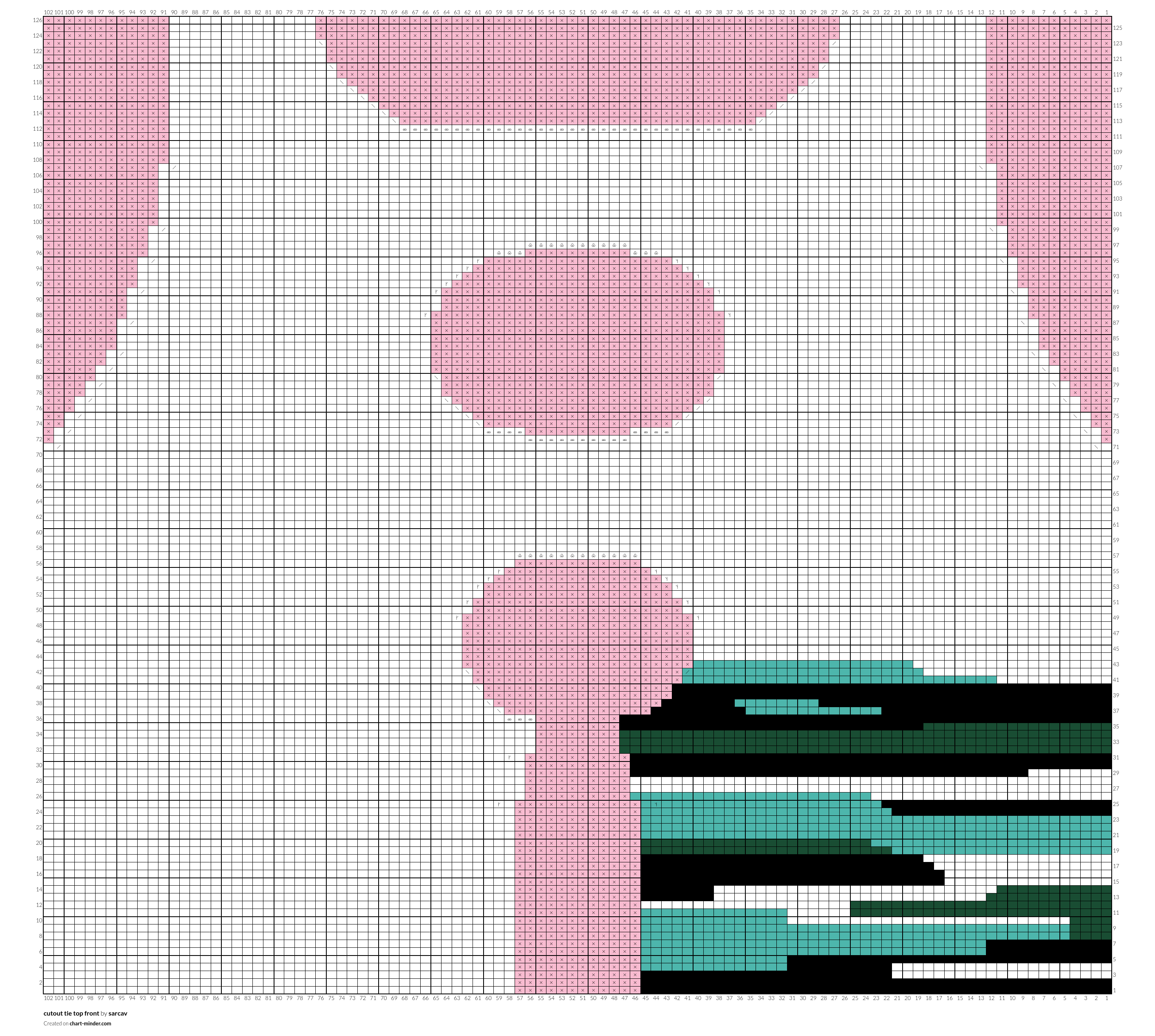 cutout tie top front