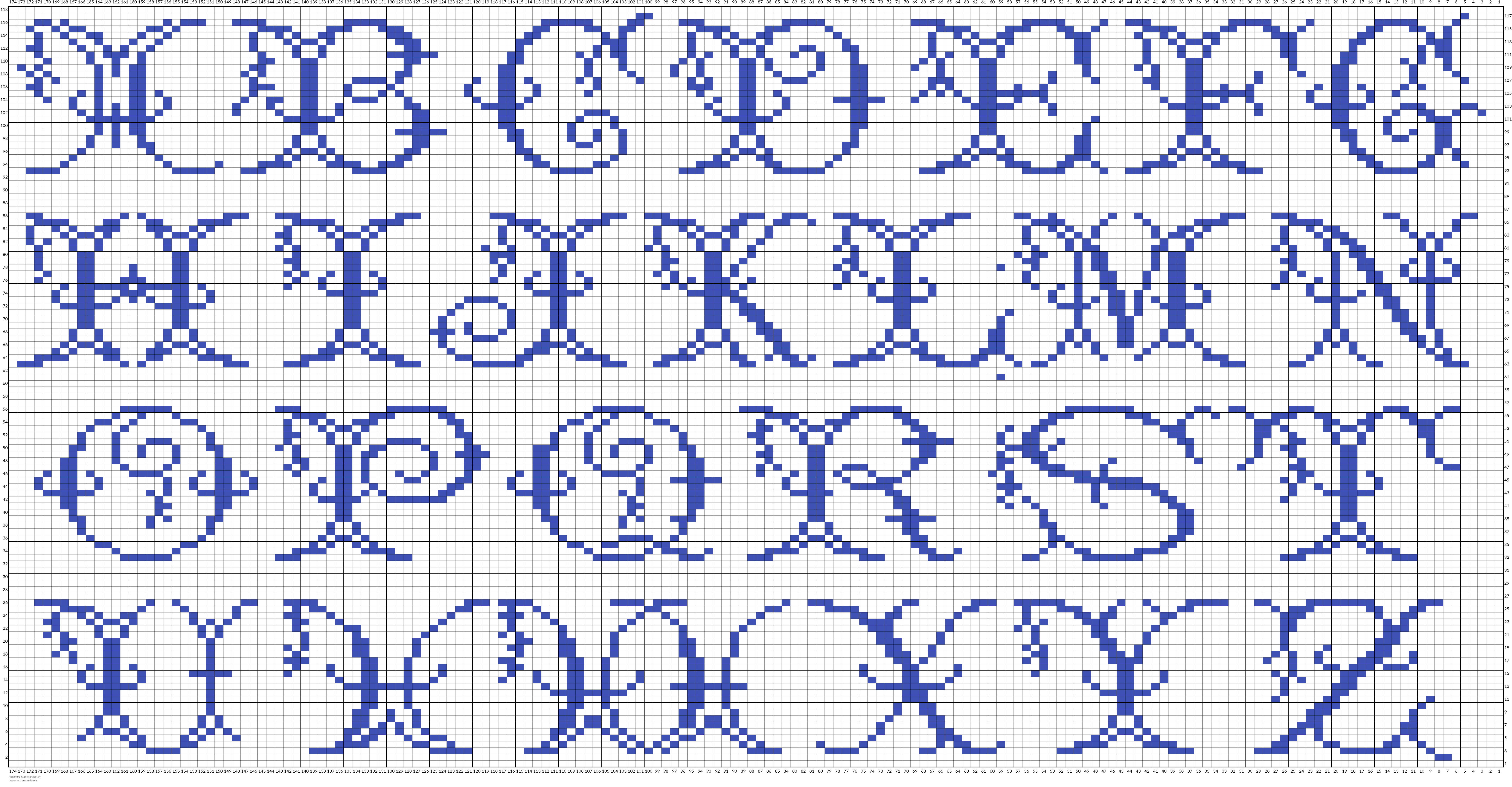 Alexandre #138 Alphabet