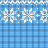 blue fair isle sweater