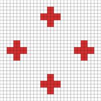Copy of Multiple small crosses