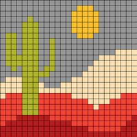 Scenery Granny Square Tote