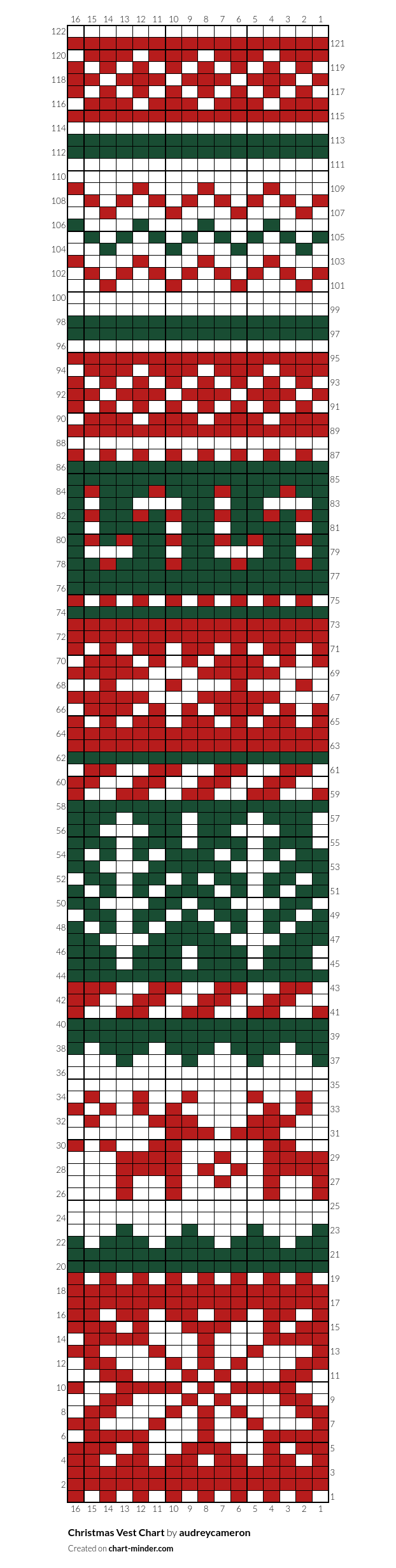 Christmas Vest Chart
