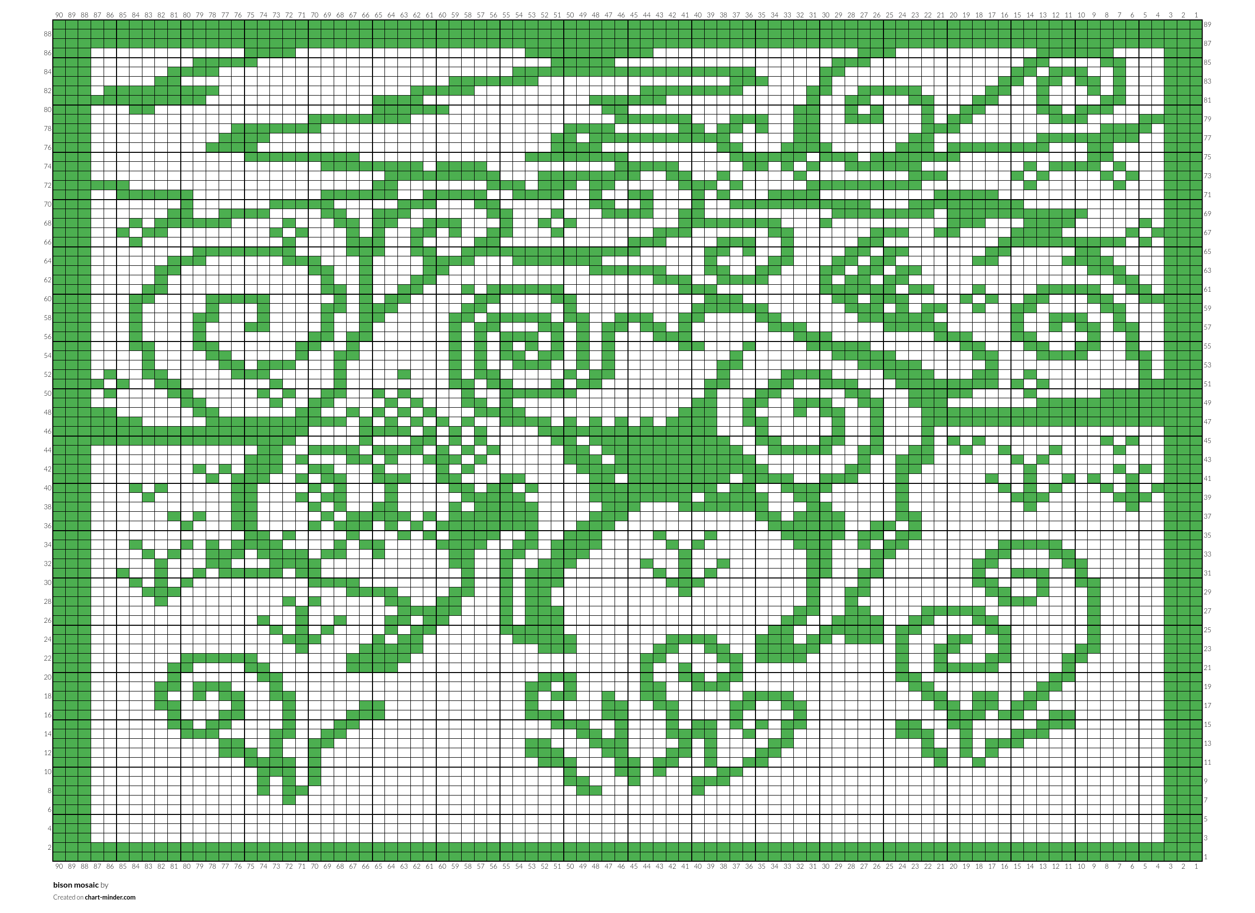 bison mosaic