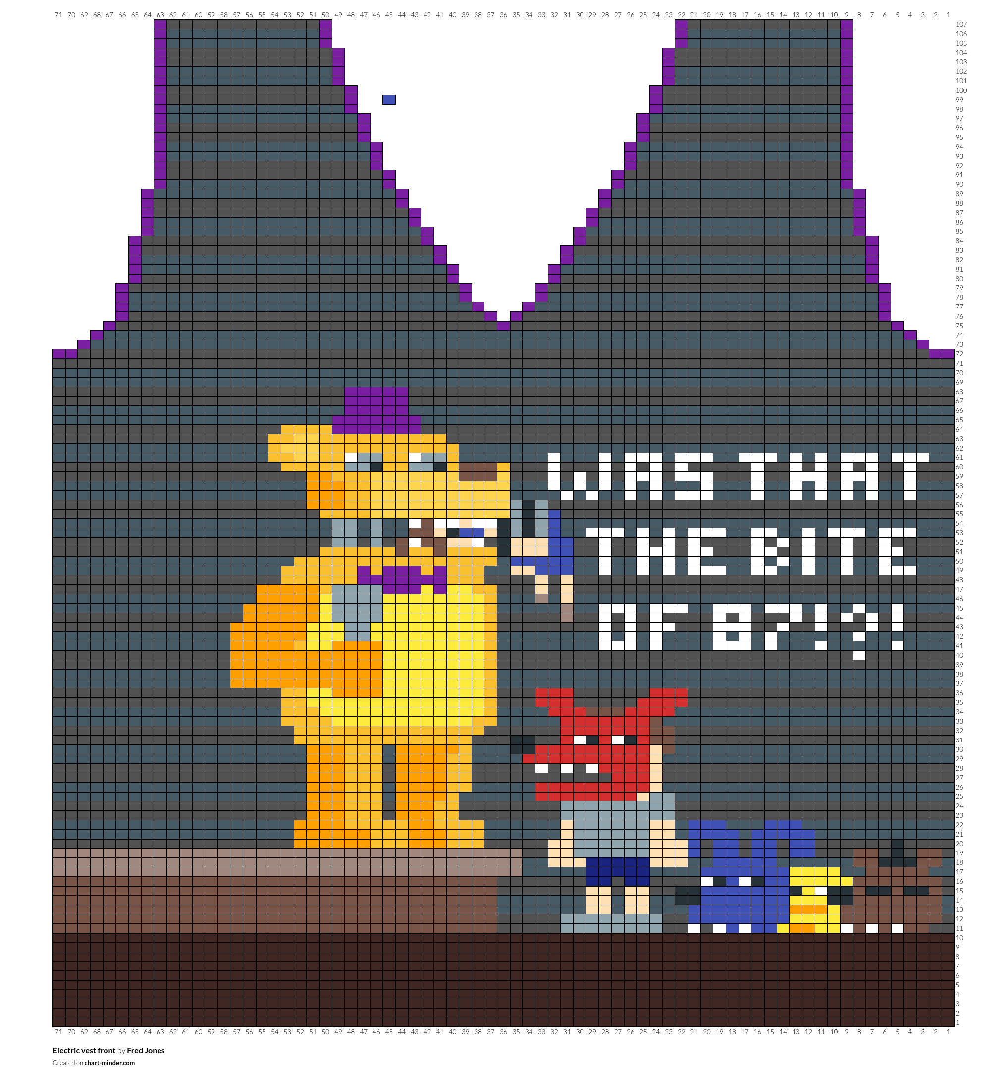 Electric vest front