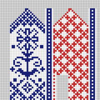 Copy of norwegian royal palace mittens