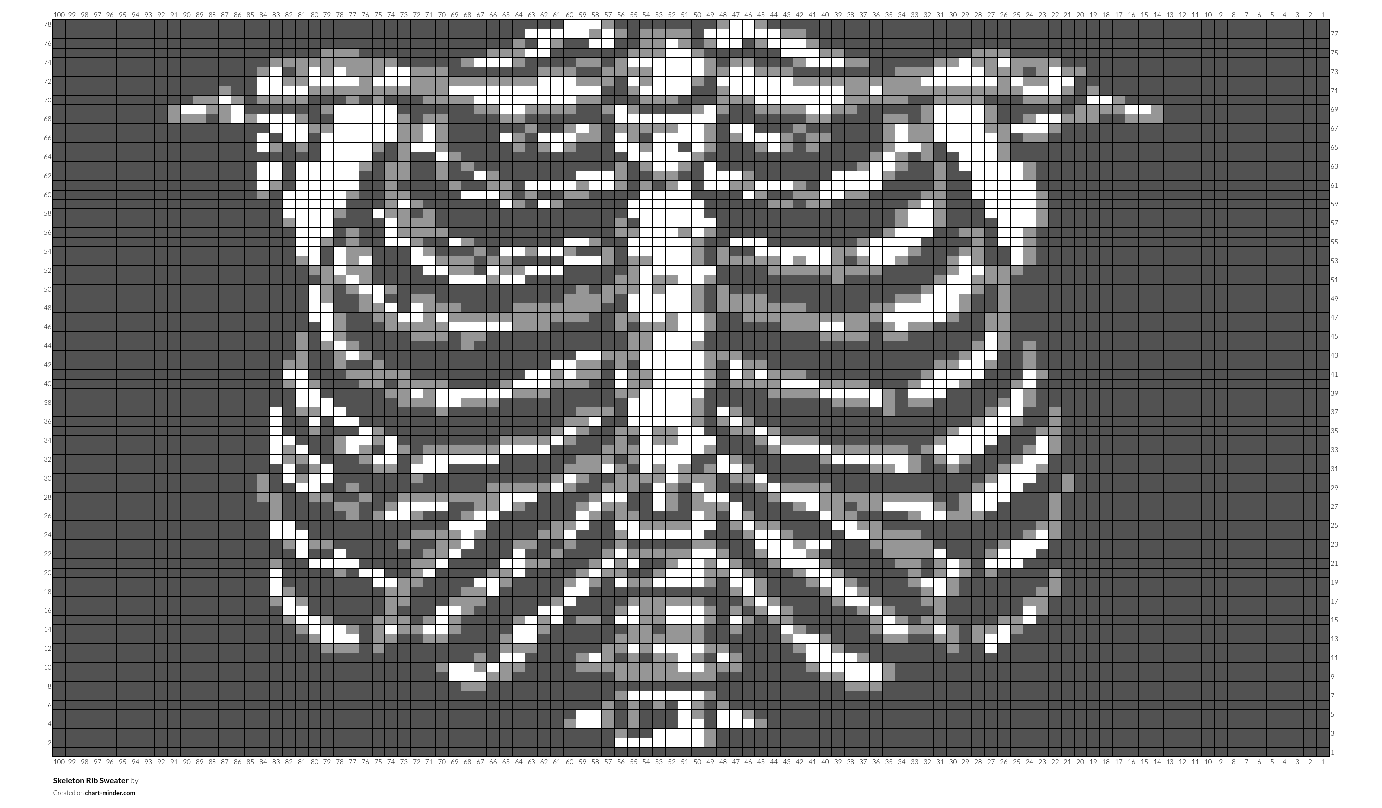 Skeleton Rib Sweater