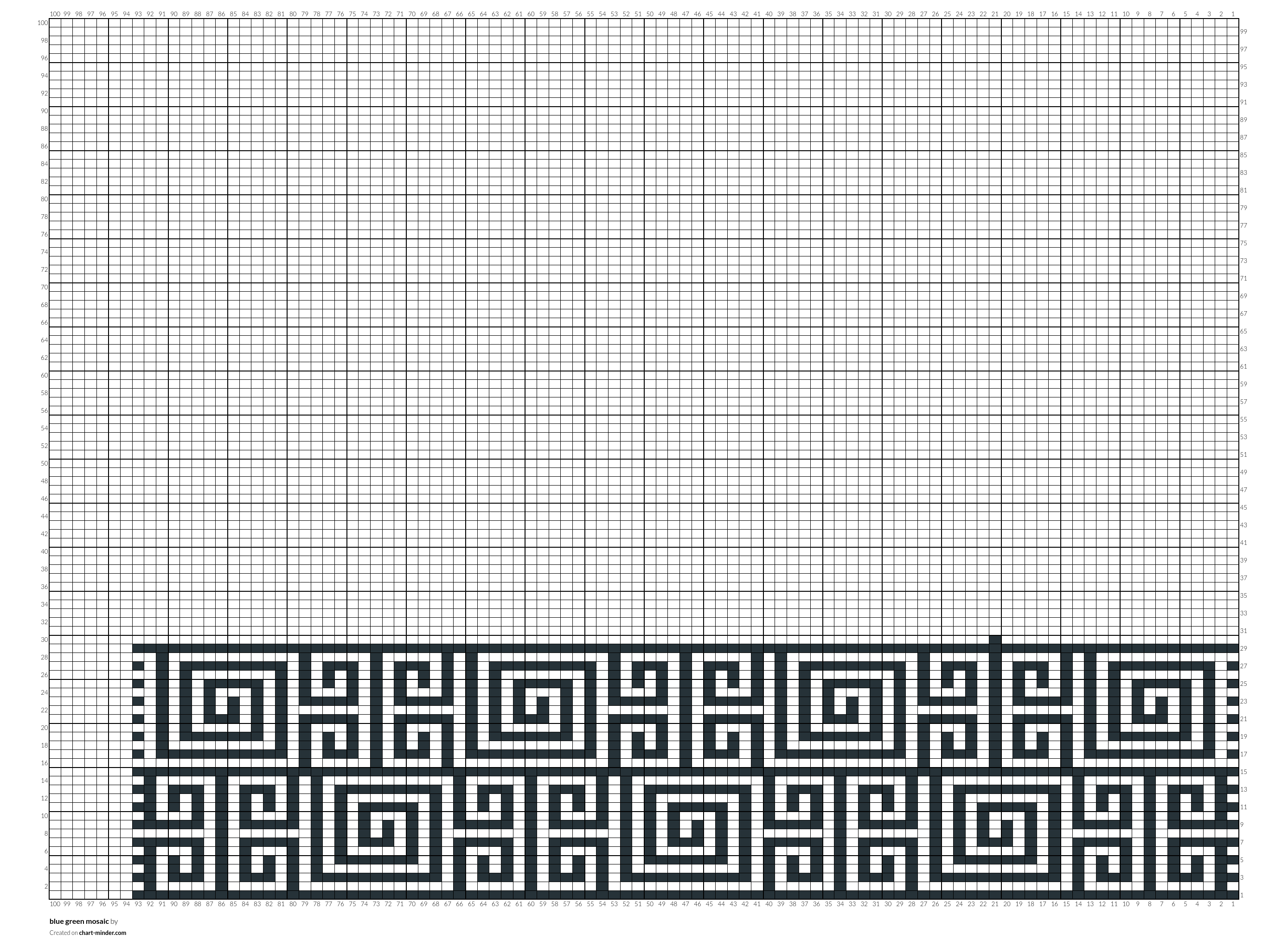 blue green mosaic