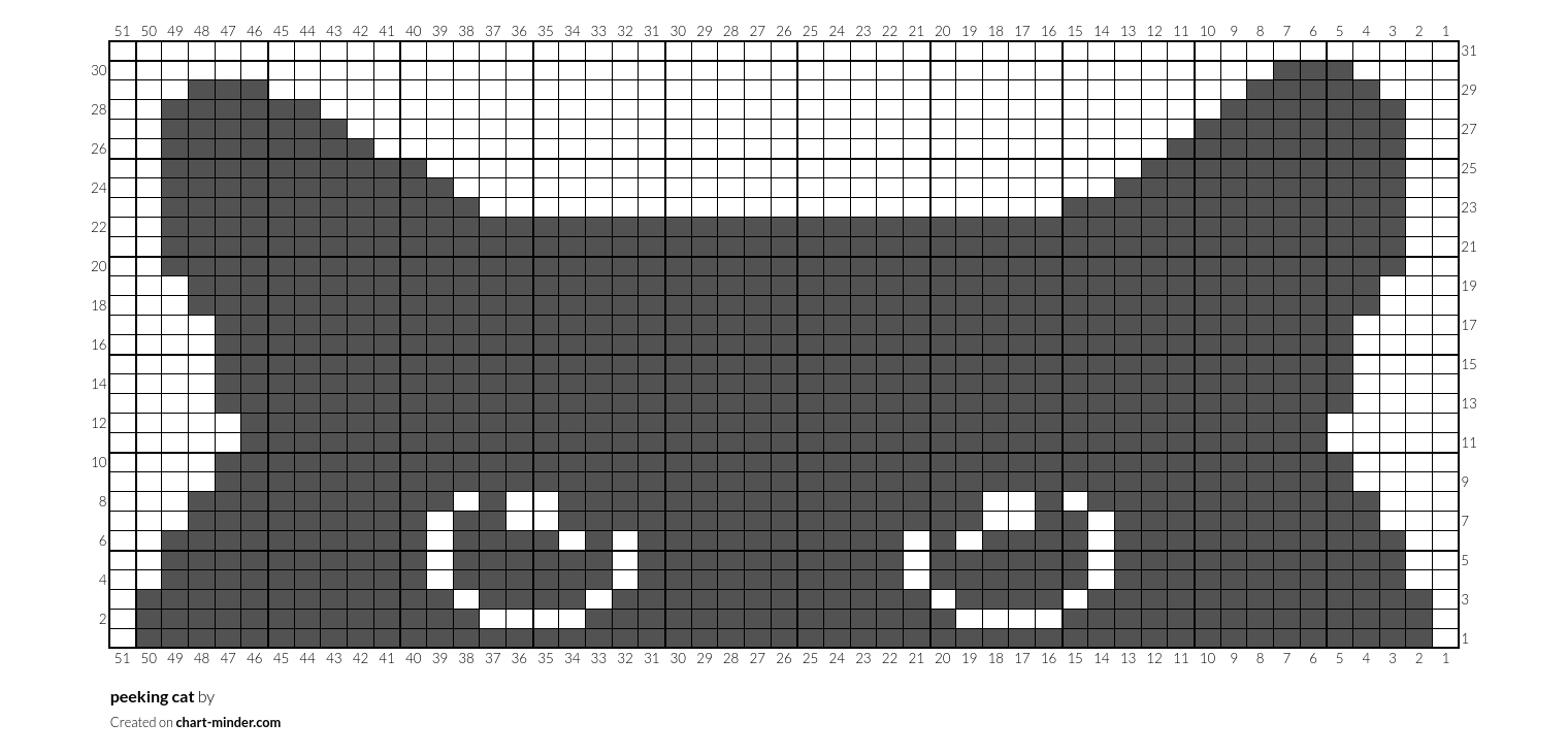 peeking cat
