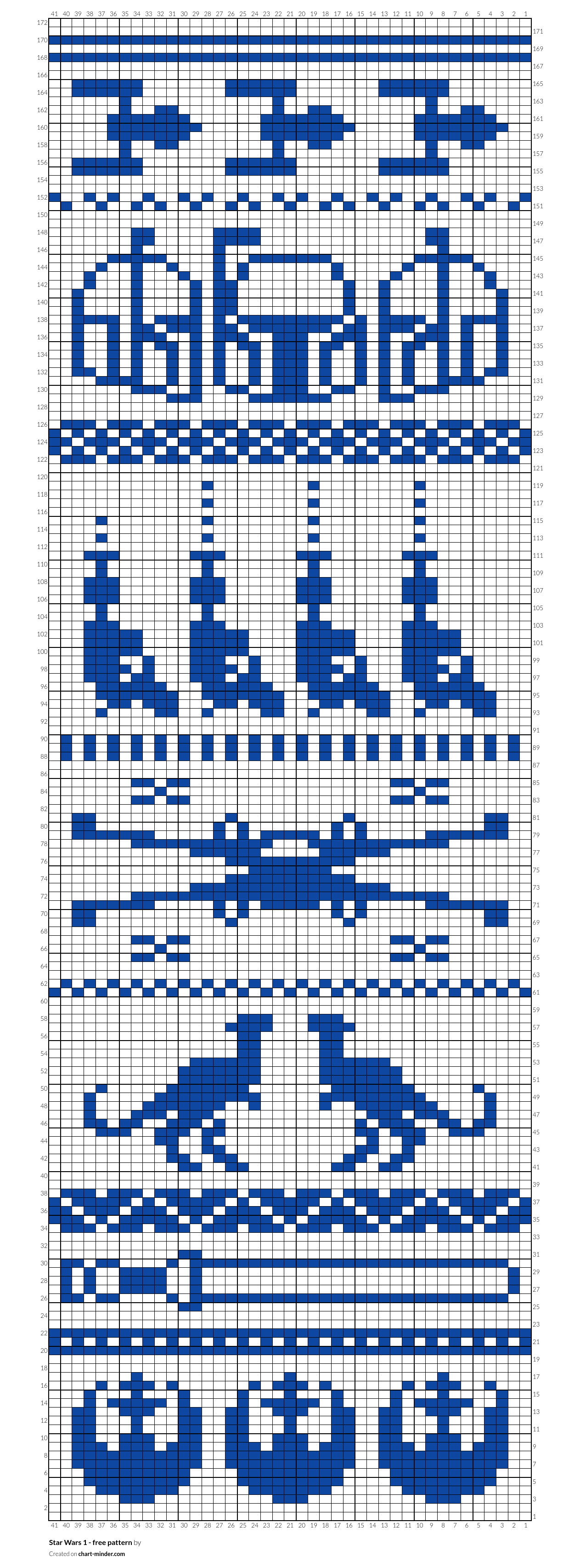 Star Wars 1 - free pattern