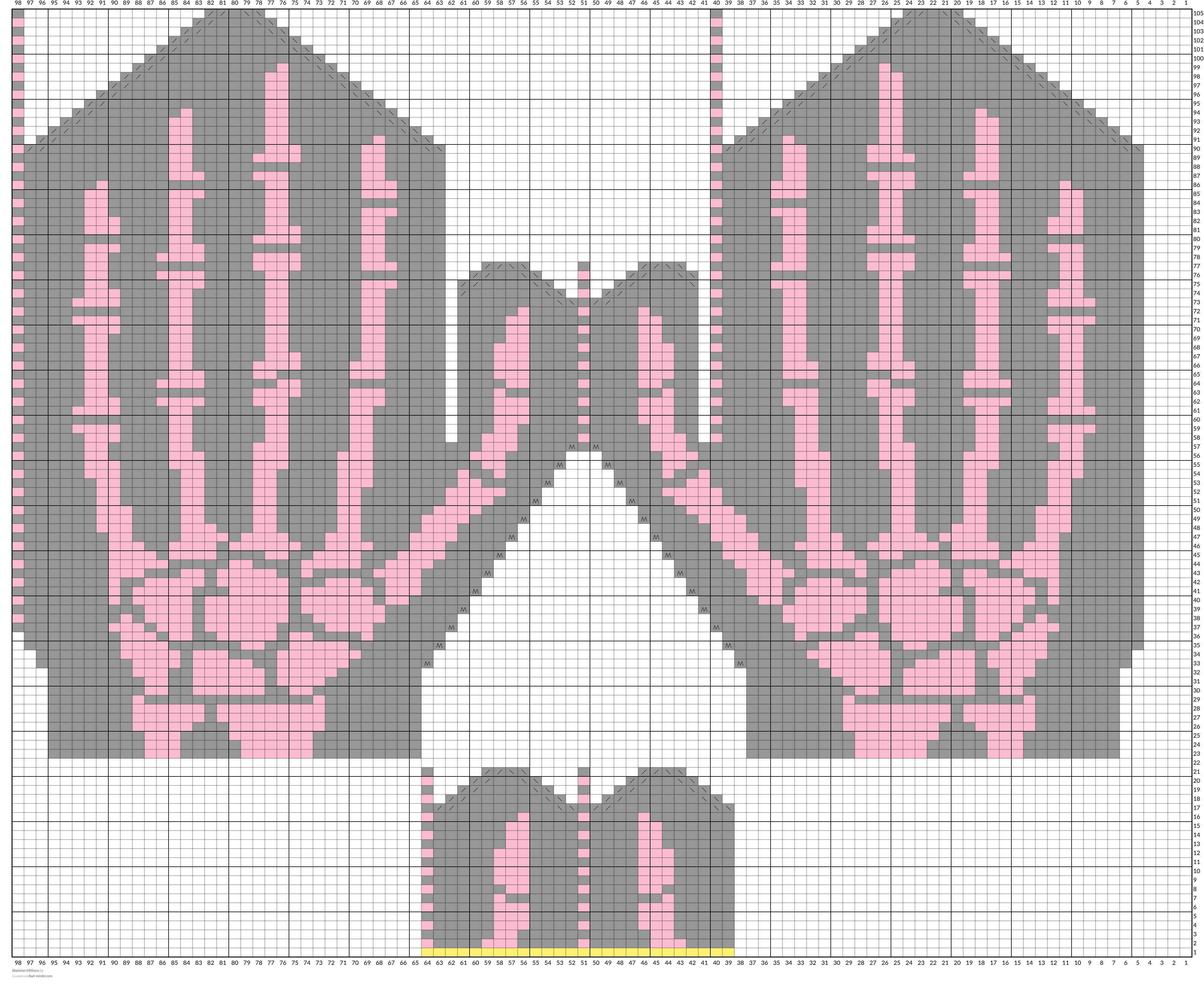 Skeleton Mittons