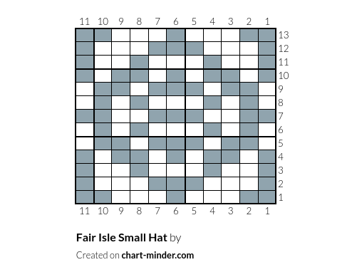 Fair Isle Small Hat