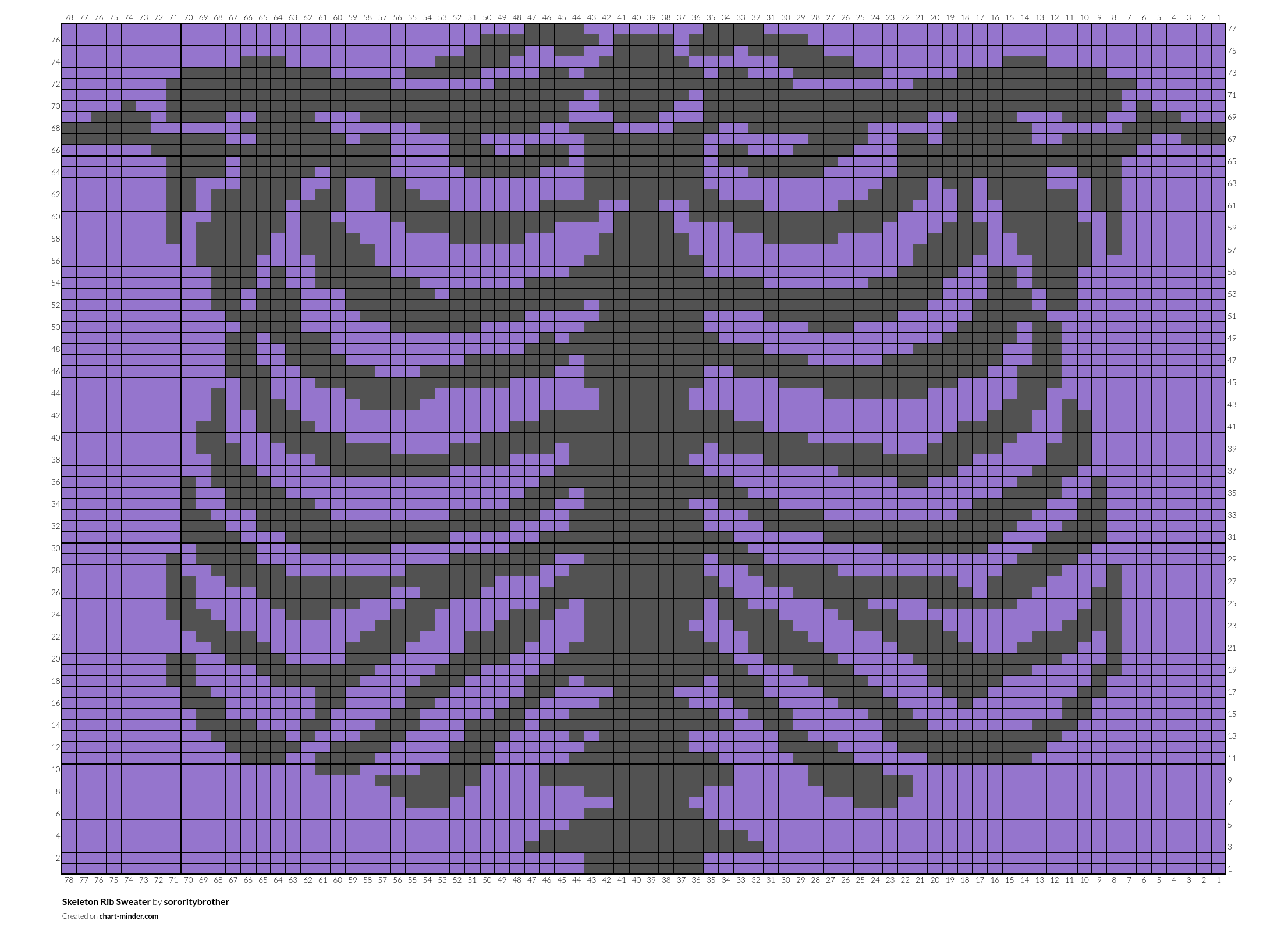 Skeleton Rib Sweater