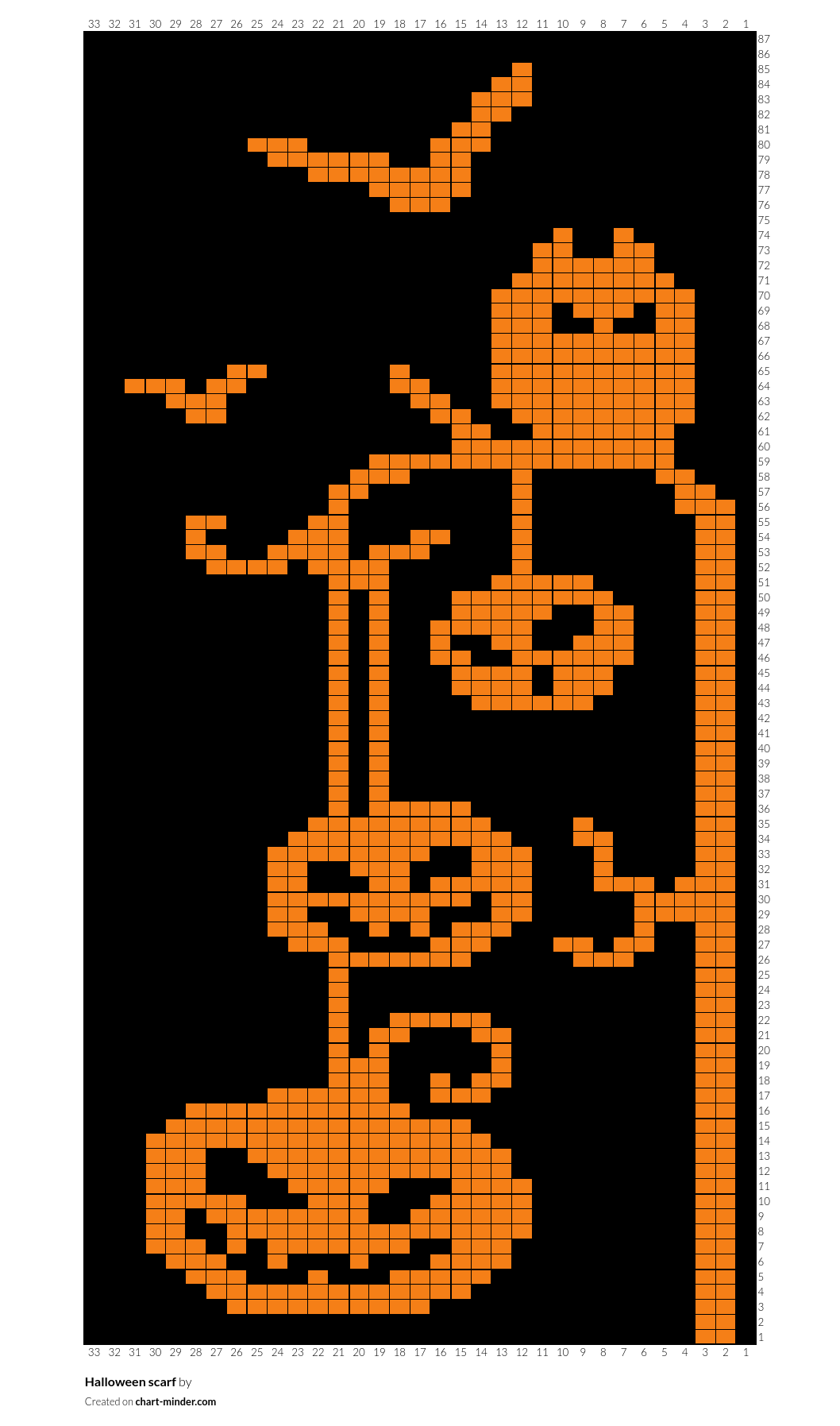 Halloween scarf