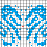 Kuvio A, Miesten kihla/hääsukka varren kuvio 