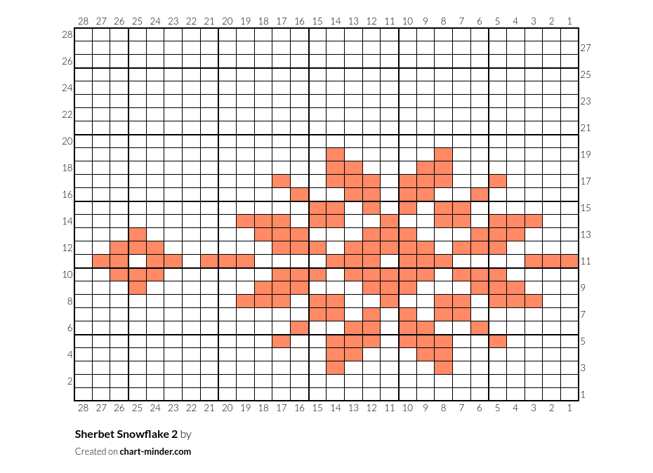 Sherbet Snowflake 2
