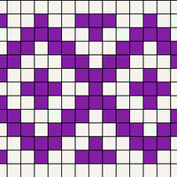 2 Color Fair Isle 11-row 8-stitch repeat | Knitting Charts | Pinterest.jpg