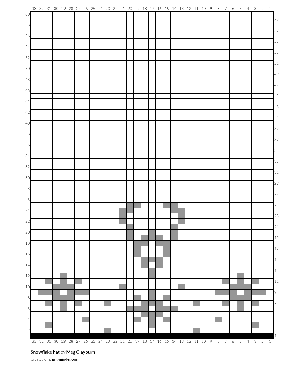 Snowflake hat