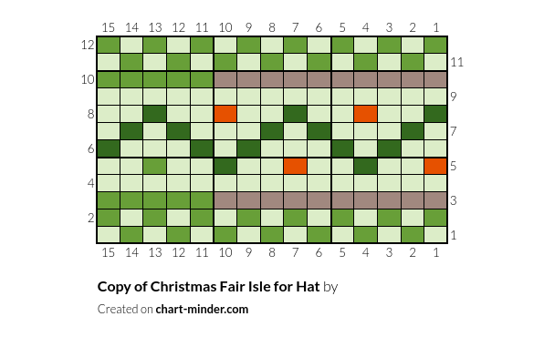Copy of Christmas Fair Isle for Hat