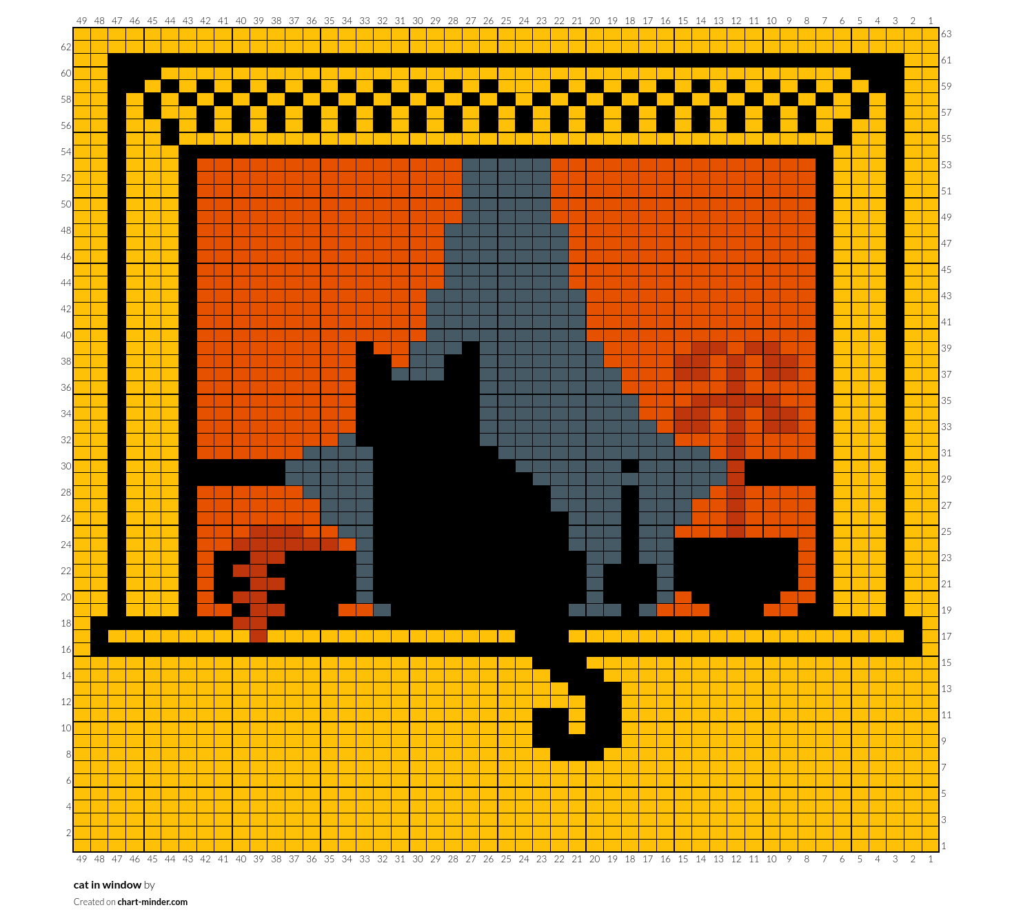 cat in window