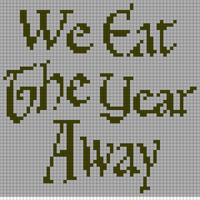 We eat