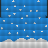 Snowy sweater