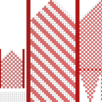 Candy Cane Mitten - Child M