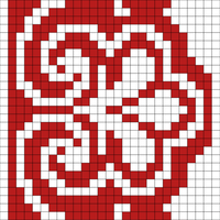 Heraldic floral border #2