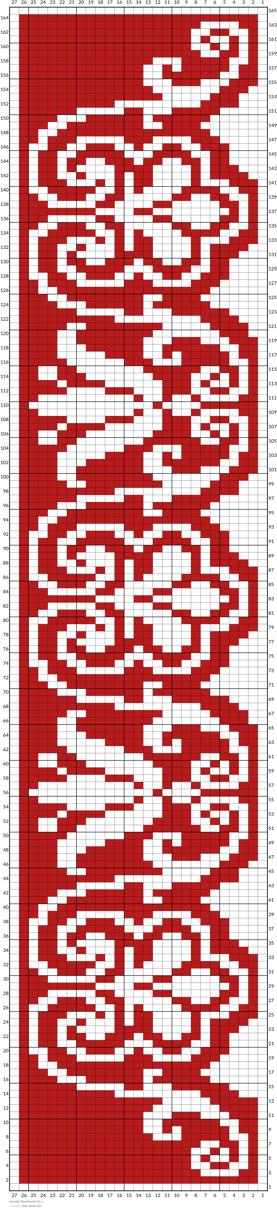 Heraldic floral border #2