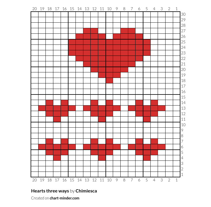 Hearts three ways