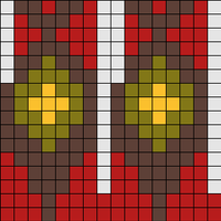 Riddari Chart 2 yoke - Beige Mix am Rand