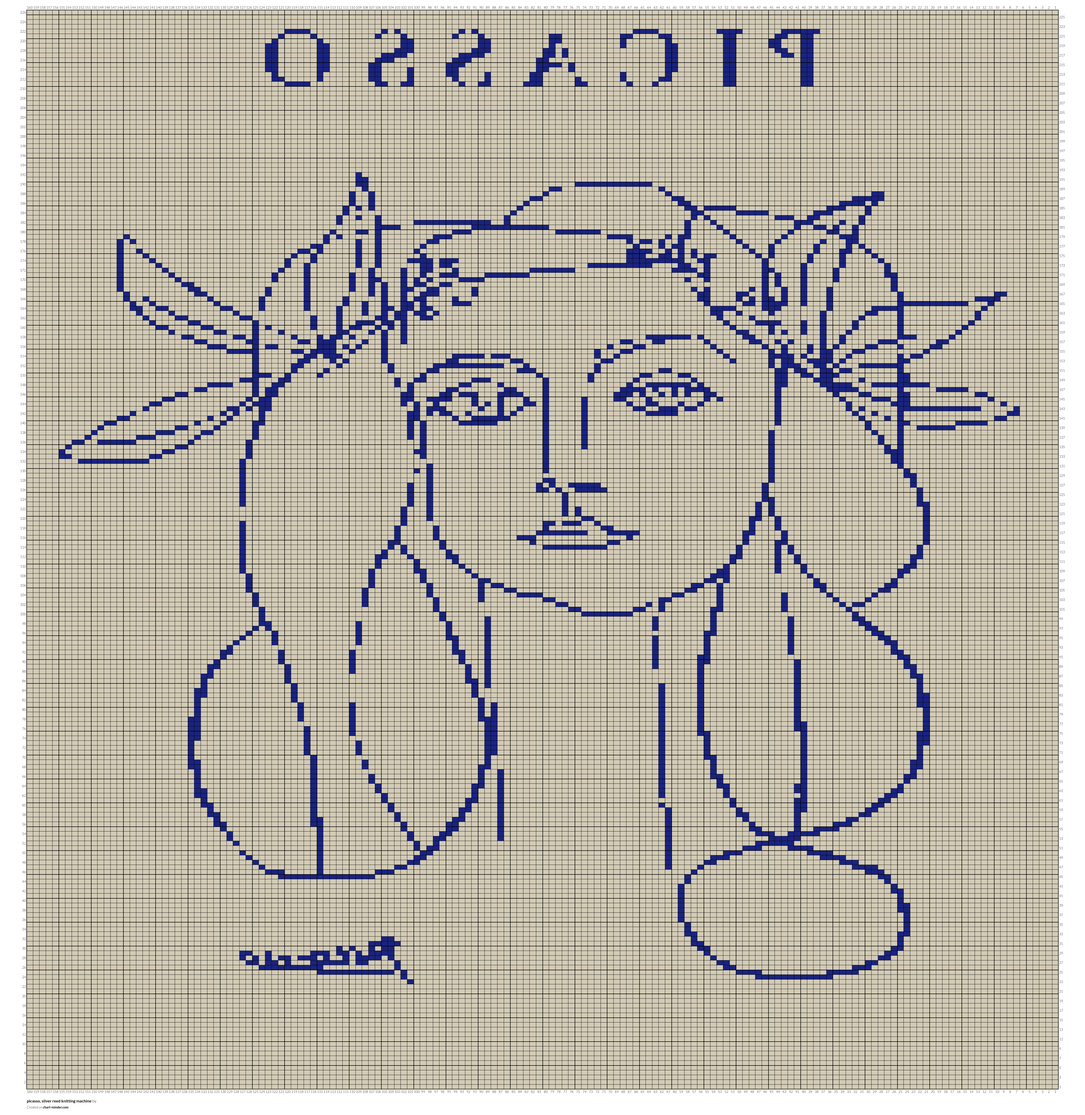 picasso, silver reed knitting machine