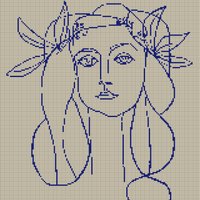 Copy of picasso, silver reed knitting machine