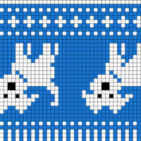 Stocking-Dog (48w x 35h)LittleAran Chart1