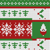 Kate -christmas stocking pattern