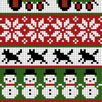 Train Christmas Stocking version #2